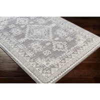Уметнички ткајачи Медалјон Традиционална област килим, средно сиво