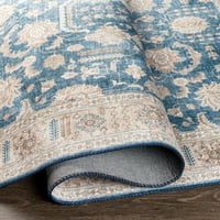 Уметнички ткајачи Nydia Blue Beige Ft. Ft. Област килим