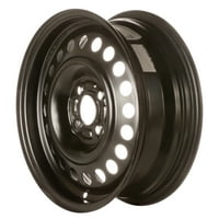 5. Преиспитано челично тркало ОЕМ, црно, се вклопува во 2012- Нисан Верса Седан