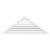 82 W 23-7 8 H Триаголник Површински монтажа PVC Gable Vent Pitch: Нефункционален, W 2 W 1-1 2 P Brickmould
