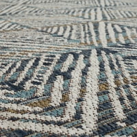 Мохавк дома Таос геометриски килим на отворено, сина, 10 '13'