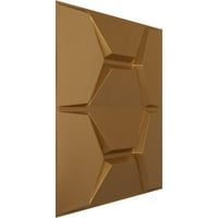 Ekena Millwork 5 8 W 5 8 H COLONY ENDURAWALL Декоративен 3Д wallиден панел, светло палто злато