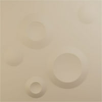 Ekena Millwork 7 8 W 7 8 H COLE ENDURAWALL Декоративен 3Д wallиден панел, Ultracover Satin Smokey Beige