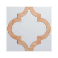 Ekena Millwork 3 8 W 3 8 H 1 4 T Голем Маракеш декоративни фрагменти од дрво wallидни панели, цреша