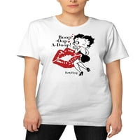Бети Буп женски јуниори Doop бакнеж за кратки ракави графички мета