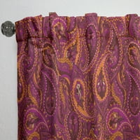 ДизајнАрт „Пејсли шема XII“ гроздобер панел за завеси