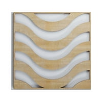 Ekena Millwork 3 8 W 3 8 H 3 8 T Мал Паркер Декоративна фрет -панели од дрвени wallидни панели, бреза