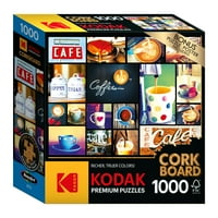 Roseart Kodak Premium 1000 парчиња кафе плута за возрасни сложувалка
