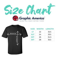 Графичка Америка голема и висока кошула за Денот на таткото за колекција на маици за маици за тато