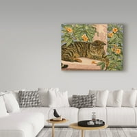Трговска марка ликовна уметност „Карипска мачка“ платно уметност од Јан Бенз