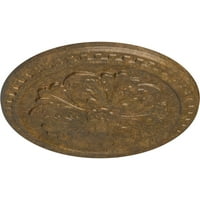 Екена Милхаурд 7 8 ОД 5 8 П Емеривил Медалјон, рачно насликана бронза