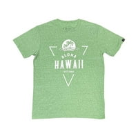 Остров екипа Хаваи мешавина од поли-маица тропска дланка, светло зелена, 2xl