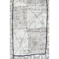 Нулум Симон Глобал инспирирана од марокански памук мешавина, килим, 5 '3 7' 7
