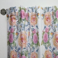 ДизајнАрт „Блуз розов XXXIV“ Цветен панел за завеси