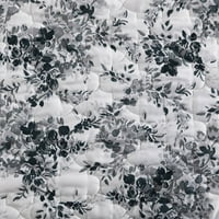 Бетси nsонсон цветно лозје црно реверзибилен комплетен ватенка на кралицата