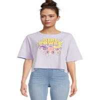 Powerpuff Девојки за девојчиња, исечена графичка маица, големини XS-3x