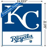 Канзас Сити Ројалс - Постер за лого wallид, 14.725 22.375