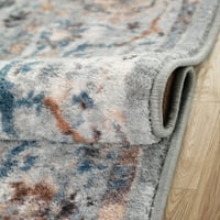 Обединети ткајачи на Америка Старлет современа транзициска гранична област килим, 7 '10 10' 6