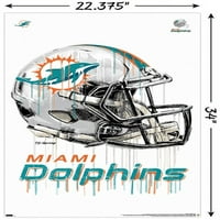 Мајами делфини - Постери за wallидови за капење, 22.375 34
