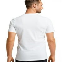 Ockокеј Essentials® Машка маица со памучна маица, пакет, под-подморница на вратот на екипажот, удобност,