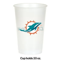 Пластични чаши во Мајами Долфини Оз сметаат за гости
