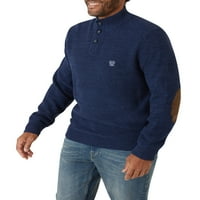 Копче за машка машка памучна пресврт се потсмева со големина на џемпер XS до 4xB