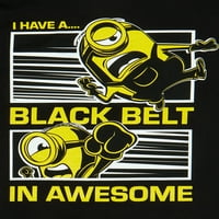Миони момчиња 4- Црн појас во прекрасна графичка маица