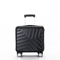 16 Подмачкувачки багаж за лесен сад - компјутер+апс -коли куфер со тркала со вртење - црна