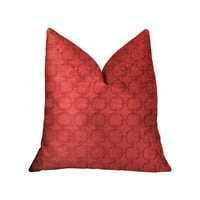 Црвена луксузна фрлање перница 20in 26in
