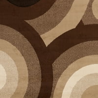 Уметнички ткајачи Парамаунт Геометриска област килим, Браун, 2'2 7'6