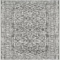 Уметнички ткајачи Монте Карло Ориентална област килим, сива, 3 '7' '