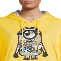 Minionsенски женски графички пуловер дуксер