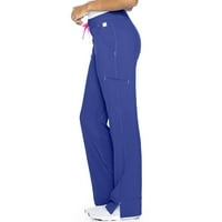 Смитен женско чудо современо тенок фит -отпорен џебови Повлечете го карго -чистачот, стил S201002