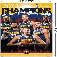 Денвер Нагетс - Постер за шампиони во финалето во НБА, 22.375 34