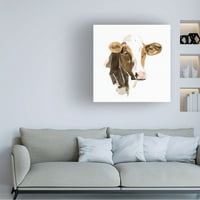 Ема Каролина „Акварел говеда IV“ платно уметност