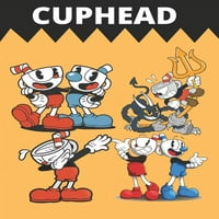 Cuphead: Книга за боење за деца и возрасни со забава, лесна и релаксирачка