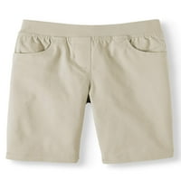 Се прашувам за девојчиња за девојчиња за девојчиња Униформски панталони за влечење на Твил, големини со 4-16