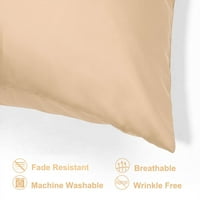 Уникатни поволни цени сет на свилен сатен перници за перници за шампањ кралица